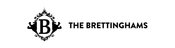 Logo: großes B und Schriftzug The Brettinghams in Versalien