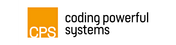 Logo: cps - coding powerful systems orange/weiß